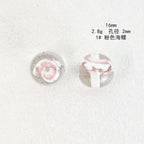 Clear Sea Snail Resin Beads 16mm Round Natural Shell 10pcs 5