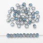 Glass Faceted Spacer Beads 8mm Plating Metallic Color 60pcs 9