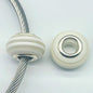Acrylic Round Spacer Beads 14mm Rainbow Stripe Large Hole 50pcs 8