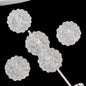 Transparent Glow In The Dark Resin Bubblegum Beads 16mm Textured 20pcs 5