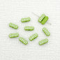 Girl Character Plate Metal Beads 12mm Baking Painted 20pcs 12