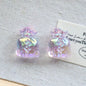 UV Plating Money Bag Acrylic Beads 22mm Translucent Pastel 20pcs 10