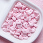 Painted Gravel Acrylic Beads 10mm Glossy Bright Colors 30pcs 14