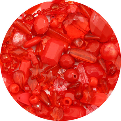 Mixed Style Acrylic Beads Colorful Hearts Bows Gems Assorted 44