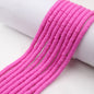 Flat Clay Beads 6mm Solid Color Polymer Spacer Discs 10strands 24