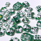 Snopy and Starbuc Mixed Acrylic Beads Playful Cafe Design 50pcs 2