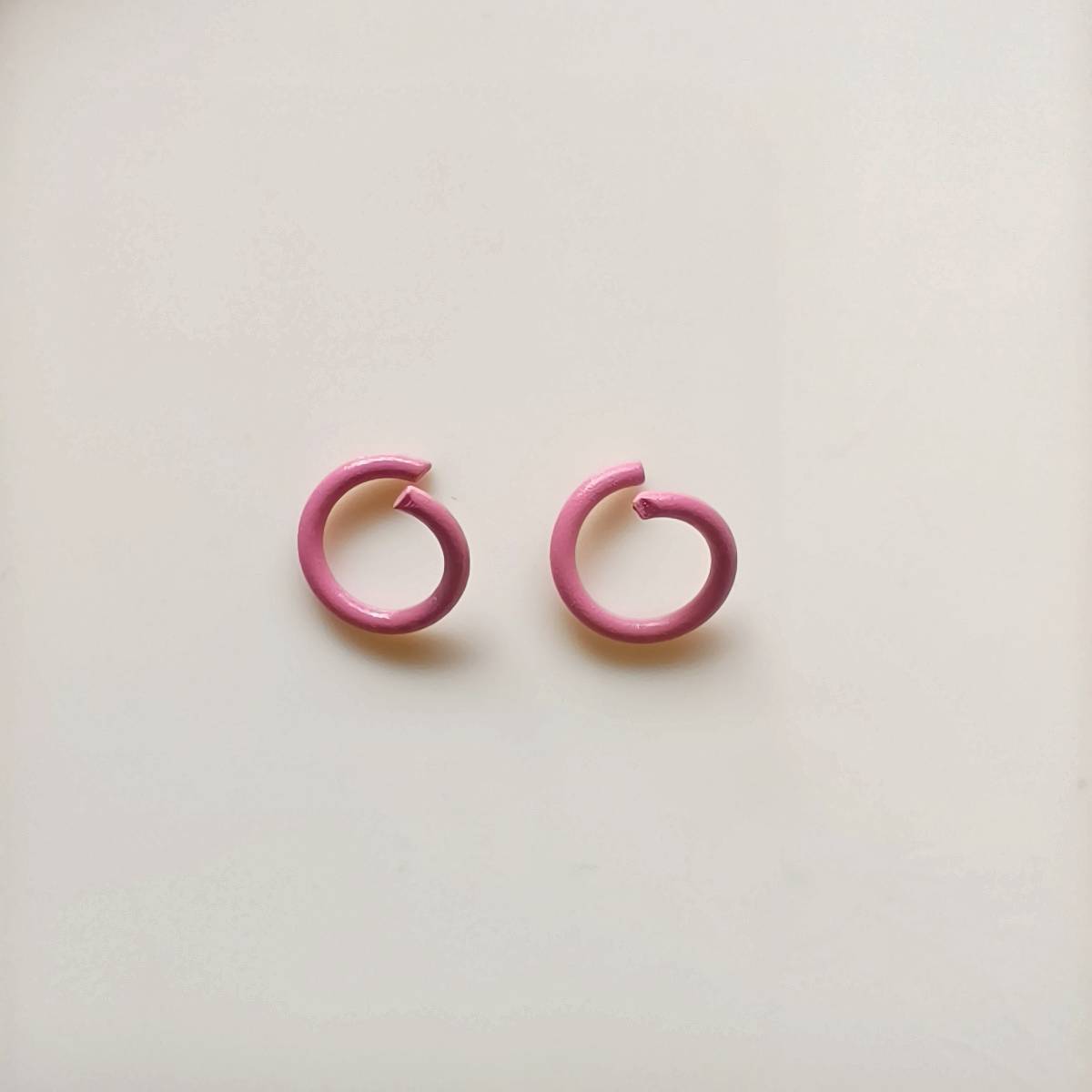 Metal Painted Jump Rings 10mm Baking Finish Colorful 500pcs 14