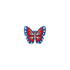 Silicone Focal Beads Independence Day Patriotic Icons 20pcs 5