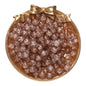 Crackle Round Glass Beads 8mm Colored Hole 1.3mm 50pcs 6