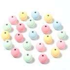 Frosted Acrylic Round Beads 6-10mm Macaron Color 100pcs 5