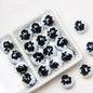Hand-Painted Halloween Pumpkin Ghost Acrylic Beads 16mm 15