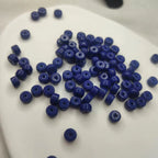 Electroplated Glass Beads 6mm Colorful Metallic Sheen 100pcs 4
