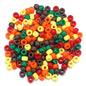 Festival Theme Pony Beads 9mm Acrylic Assorted Colors 200pcs 14