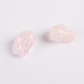 Lampwork Glass Beads Irregular Bone Shape 12mm Glow In The Dark 10pcs 6