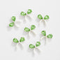 Jewelled Bow Rhinestone Beads 18mm Vibrant Colors Alloy 10pcs 11
