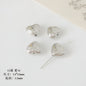 Christmas Tree Heart Acrylic Beads Silver Faceted CCB Plastic 12