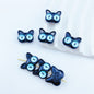 Cat Eye Monster Metal Beads 16mm Baking Painted 10pcs 10