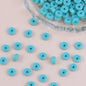 Glass Cylindrical Spacer Beads 6mm Mini 100pcs 29