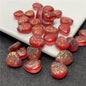 Czech Glass Beads Teardrop 12mm Transparent Iridescent 100pcs 18