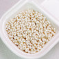 Clear Peanut Shaped Acrylic Beads 4x6.5mm Candy Series 200pcs 27