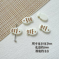 Fish Metal Beads 13mm Baking Painted Biscuit Style 20pcs 5