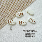 Fish Metal Beads 13mm Baking Painted Biscuit Style 20pcs 5