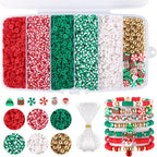 Heishi Clay Beads 6mm Multicolor Smooth Matte Polymer 1box 3