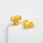 Painted Clockwork Spring Acrylic Beads 18mm Glossy Mixed Colors 20pcs 14