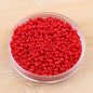 Ceramic Electroplated Seed Glass Beads 4mm Glossy Mixed Colors 460pcs 8