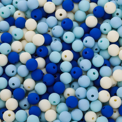 Rubberized Round Acrylic Beads 15mm Mixed Colors 20pcs 10