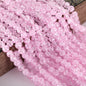 Electroplated Crackle Glass Beads 8mm Vibrant Mixed Colors 10 Strands 15