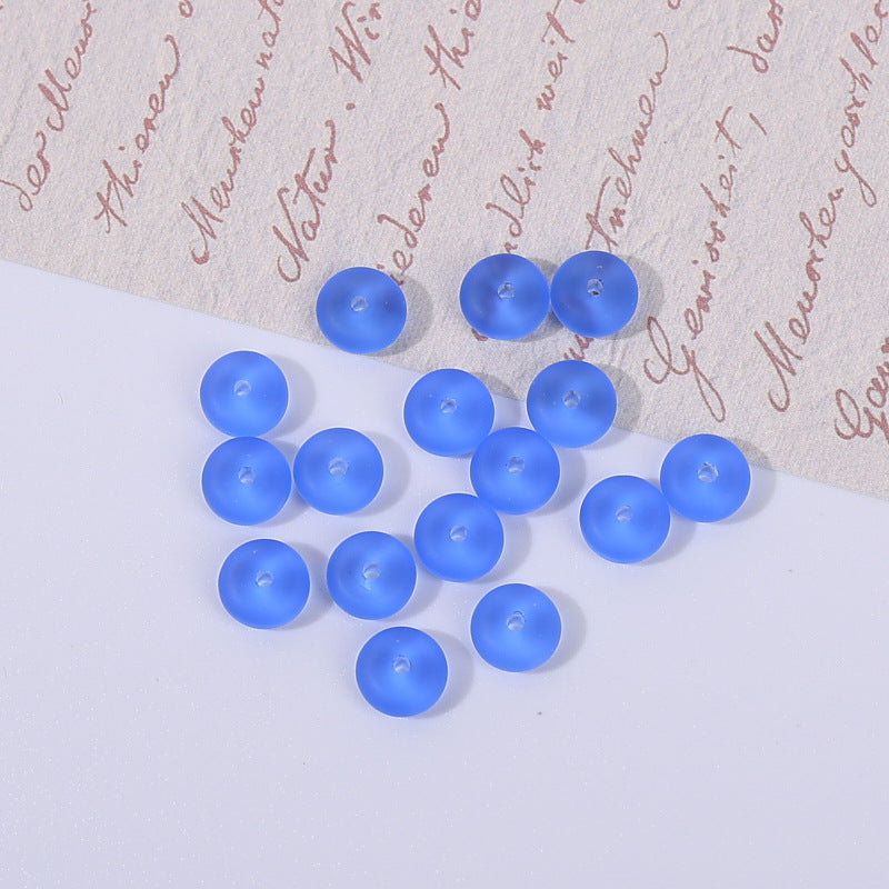 Glass Round Spacer Beads 6mm 8mm Imitation Jade Color 100pcs 26