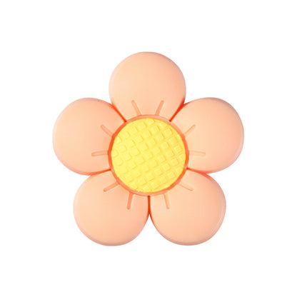Silicone Focal Beads Flower Children Smiling Face Positive Energy 20pcs 13