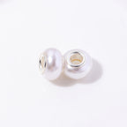ABS Plastic Donut Spacer Beads 9*14mm Imitation Pearl 100pcs 6