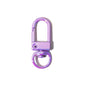 Colorful Zinc Alloy Keychain Clasps 32mm Plating 10pcs 21