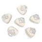 Handbag Metal Beads 18mm Double-Sided Pearl Enamel Finish 10pcs 8