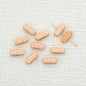 Girl Character Plate Metal Beads 12mm Baking Painted 20pcs 11