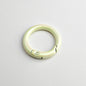 Alloy Iridescent Plating Spring Key Rings 20mm and 25mm 10pcs 9