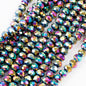 Transparent Faceted Glass Beads 10mm Colorful Mixed 136pcs 18