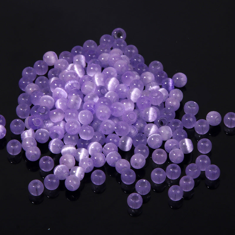 Seed Glass Beads 4mm Shimmer Imitation Opal Mixed Colors 400pcs 13