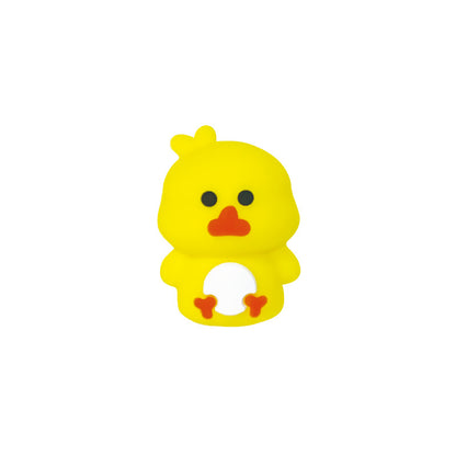 Silicone 3D Focal Beads Cartoon Chicken Rounded Body Design 4
