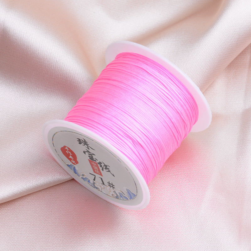 Nylon Thread Solid Color Glossy Finish 0.4mm 60m Spool 45