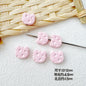 Baking Painted Cheese Animal Metal Beads Whimsical Pastel Colors 20pcs 34