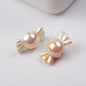 UV Plating Round Acrylic Beads 21mm Candy Colors 50pcs 6