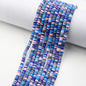 Flat Disc Clay Beads 6mm Colorful Matte Polymer 10strands 34