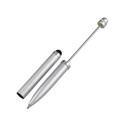 Beadable Pen Metal 3 in 1 Touch Stylus Ballpoint Black Ink 7