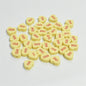 Heart Clay Beads 10mm Pink LOVE Letters Polymer 100pcs 4