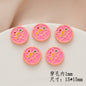Cartoon Character Metal Beads Painted Enamel Alloy 10pcs 24