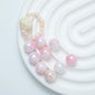 Pearl Round Acrylic Beads 6-10mm Dual Color Gradient Imitation Pearl 8
