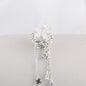 Tassel Crown Butterfly Metal Beads 24mm Silver Tone Alloy 6pcs 6